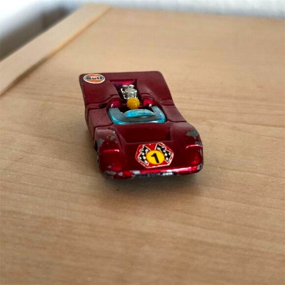 Vintage Tintoys Ligier JS/3 Eddie Cheever Gulf Race Car #1 Red Gulf Oil - Picture 2 of 7